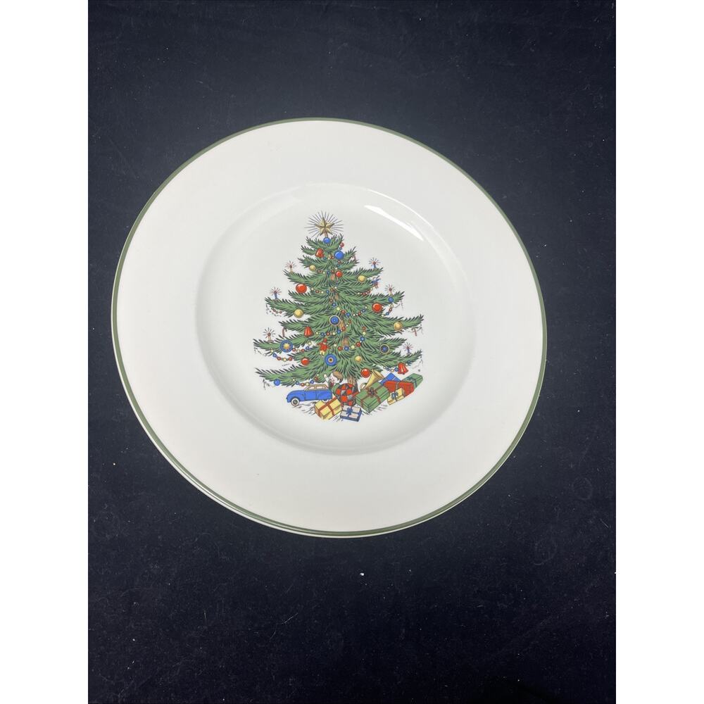 Cuthbertson Original Christmas Tree Serving Chop Plate 11.25" Narrow England